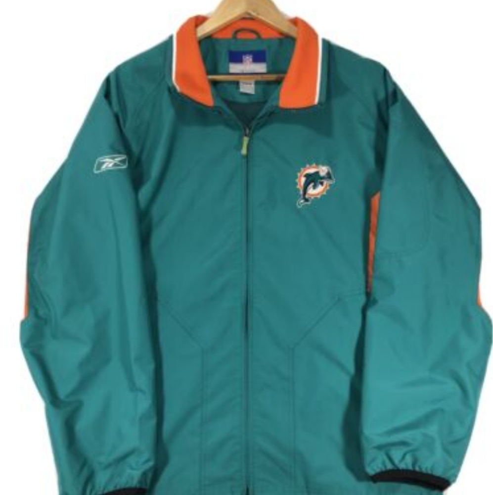 Nfl team apparel dolphins reebok pullover